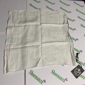 Maison de Vacances Pillow Case Blanc Ecru Washed Linen COVER ONLY 25.5" x 25.5"